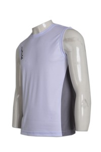 VT116 assorted color printed vest design team group sporty vest company supplier manufacturer